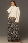 By Anthropologie The Tilda Maxi Slip Skirt In Multicolor