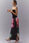 By Anthropologie The Tilda Maxi Slip Skirt In Purple