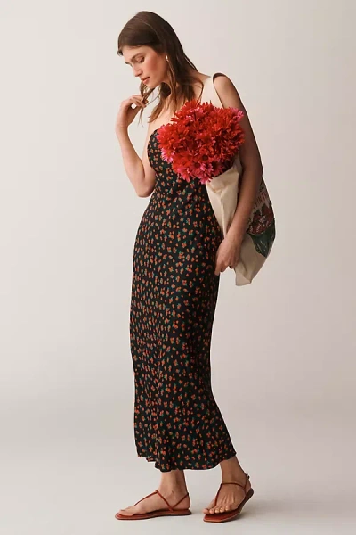 By Anthropologie The Tilda Slip Dress In Multicolor
