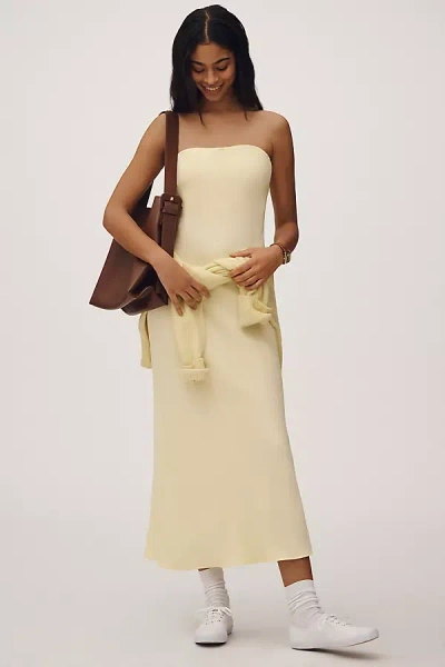 By Anthropologie The Tilda Slip Dress In Yellow