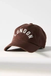 By Anthropologie The Wanderlust London Baseball Cap In Brown
