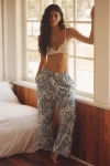 By Anthropologie The Wren Boxer Pants In Blue