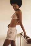 By Anthropologie The Wren Boxer Shorts  In Orange