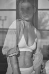By Anthropologie The Zandra Seamless Triangle Bra In Beige