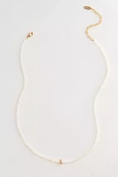 By Anthropologie Thin Donut Beaded Necklace In Multi