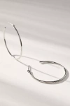 By Anthropologie Thin Sparkle Hoop Earrings