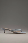 By Anthropologie Thong Kitten Heels In Blue