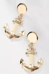 By Anthropologie Threaded Anchor Drop Earrings