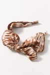 By Anthropologie Tie-dye Bow Headband In Beige