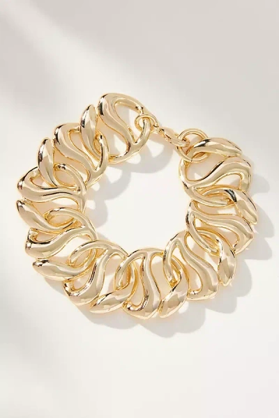 By Anthropologie Tiered Chain Bracelet In Gold