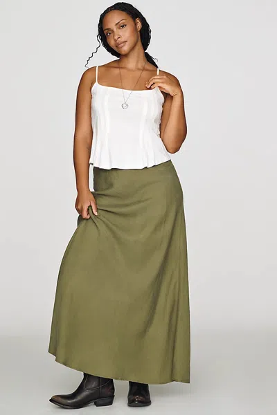 By Anthropologie Tilda Maxi Skirt In Yellow