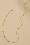 By Anthropologie Tiny Clover Chain Necklace