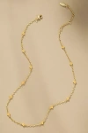 By Anthropologie Tiny Clover Chain Necklace