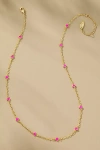 By Anthropologie Tiny Clover Chain Necklace