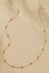 By Anthropologie Tiny Clover Chain Necklace