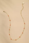 By Anthropologie Tiny Clover Chain Necklace In Gold