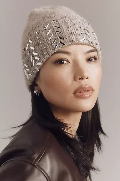 By Anthropologie Tonal Gem Beanie In Sand