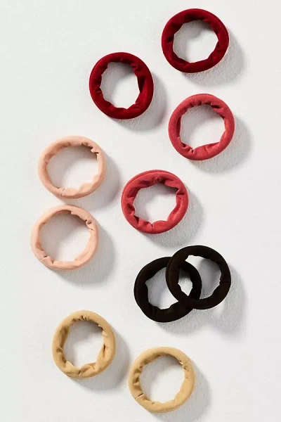 By Anthropologie Tonal Hair Tie Set In Multi