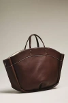 By Anthropologie Top-handle Large Tote In Brown