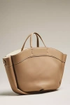 By Anthropologie Top-handle Large Tote In Sand