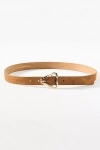 By Anthropologie Triangle Buckle Belt In Sand