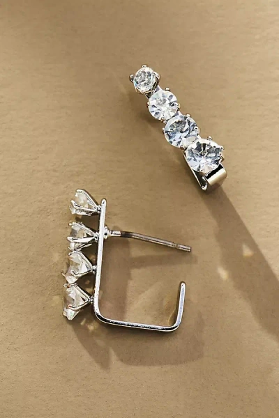 By Anthropologie Triangle Crystal Post Earrings
