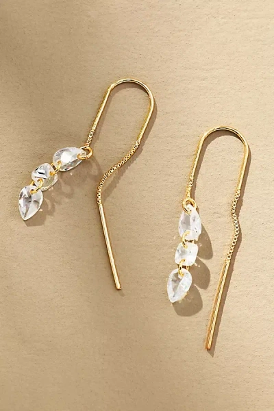 By Anthropologie Triple-gem Fish Hook Earrings