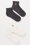 By Anthropologie Trouser Icon Socks, Set Of 2 In Blue