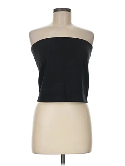 Pre-owned By Anthropologie Tube Top Black Strapless Neckline Tops