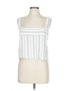 By Anthropologie Tube Top White Square Neckline Tops In White