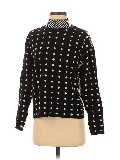 Pre-owned By Anthropologie Turtleneck Sweater In Black