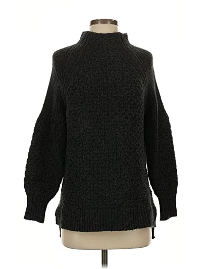 Pre-owned By Anthropologie Turtleneck Sweater In Black
