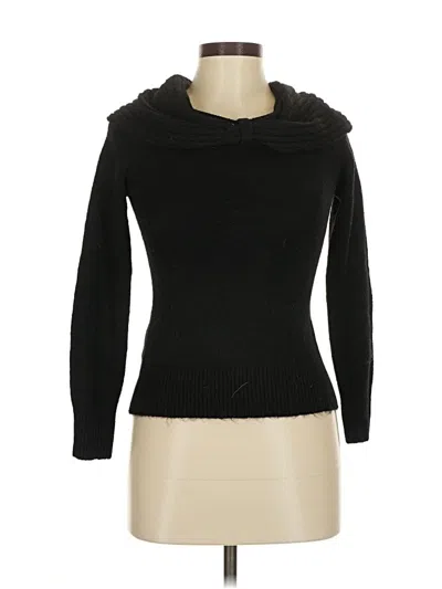 Pre-owned By Anthropologie Turtleneck Sweater In Black