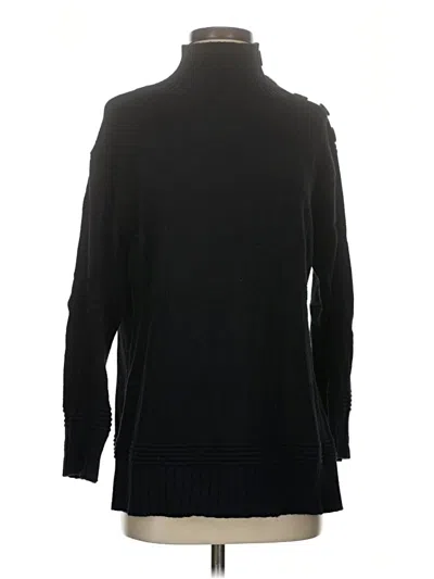 Pre-owned By Anthropologie Turtleneck Sweater In Black