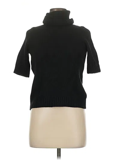 Pre-owned By Anthropologie Turtleneck Sweater In Black