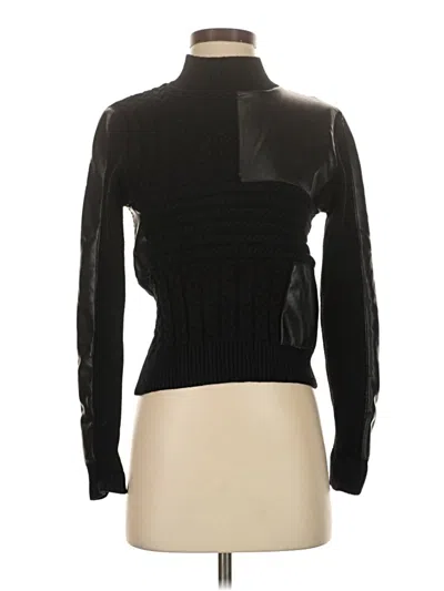 Pre-owned By Anthropologie Turtleneck Sweater In Black