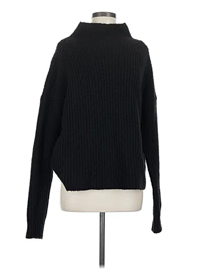 Pre-owned By Anthropologie Turtleneck Sweater In Black