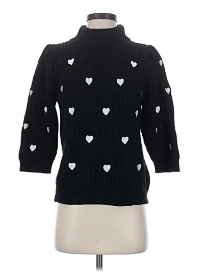 Pre-owned By Anthropologie Turtleneck Sweater In Black