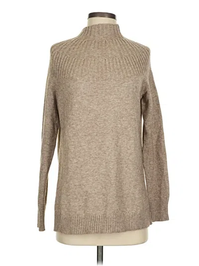 Pre-owned By Anthropologie Turtleneck Sweater In Brown