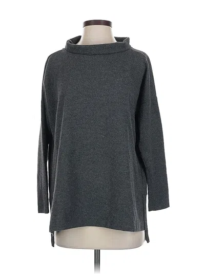 Pre-owned By Anthropologie Turtleneck Sweater In Gray