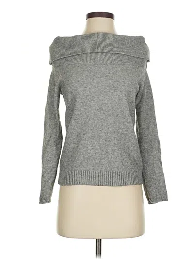 Pre-owned By Anthropologie Turtleneck Sweater In Gray