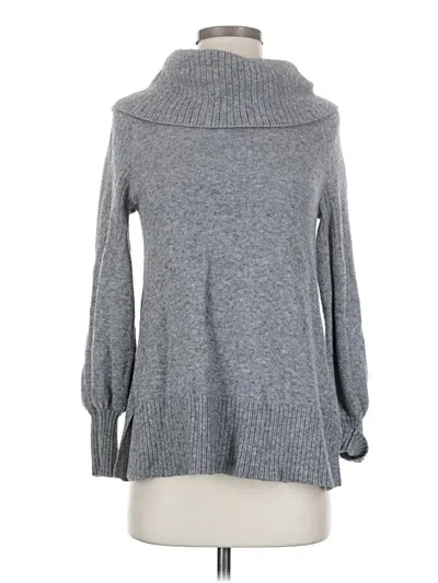 Pre-owned By Anthropologie Turtleneck Sweater In Gray