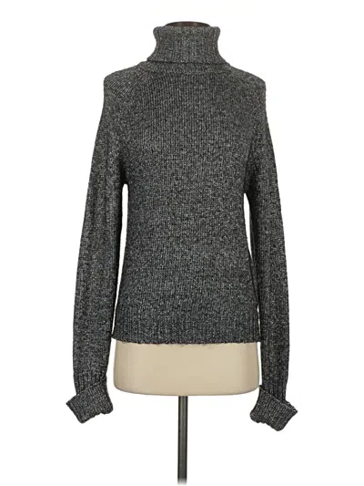 Pre-owned By Anthropologie Turtleneck Sweater In Gray