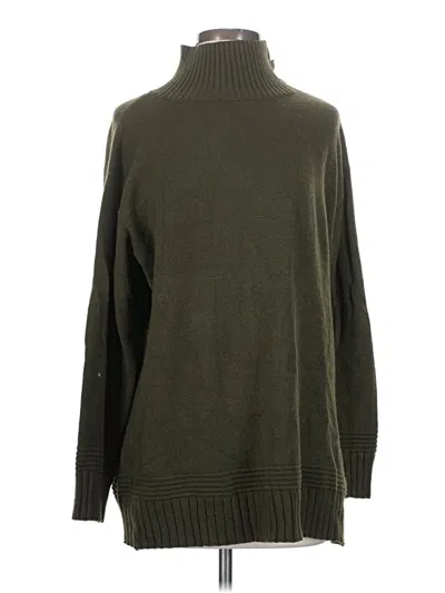 Pre-owned By Anthropologie Turtleneck Sweater In Green