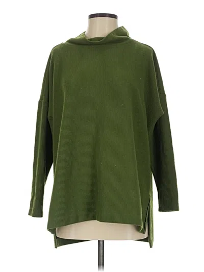 Pre-owned By Anthropologie Turtleneck Sweater In Green