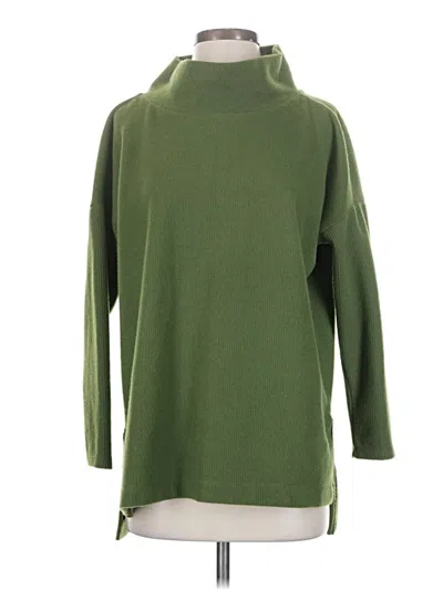 Pre-owned By Anthropologie Turtleneck Sweater In Green