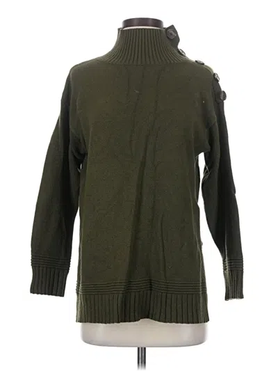 Pre-owned By Anthropologie Turtleneck Sweater In Green