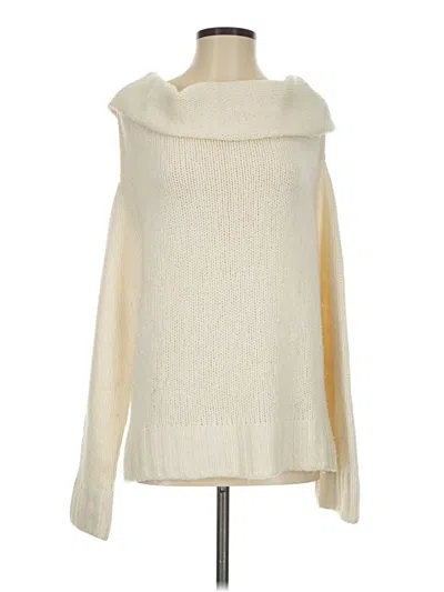 Pre-owned By Anthropologie Turtleneck Sweater In Ivory