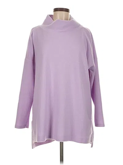 Pre-owned By Anthropologie Turtleneck Sweater In Purple