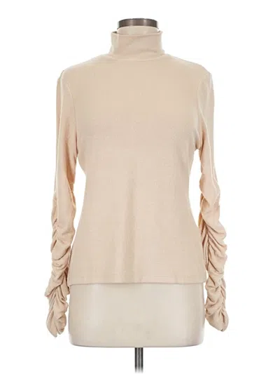 Pre-owned By Anthropologie Turtleneck Sweater In Tan